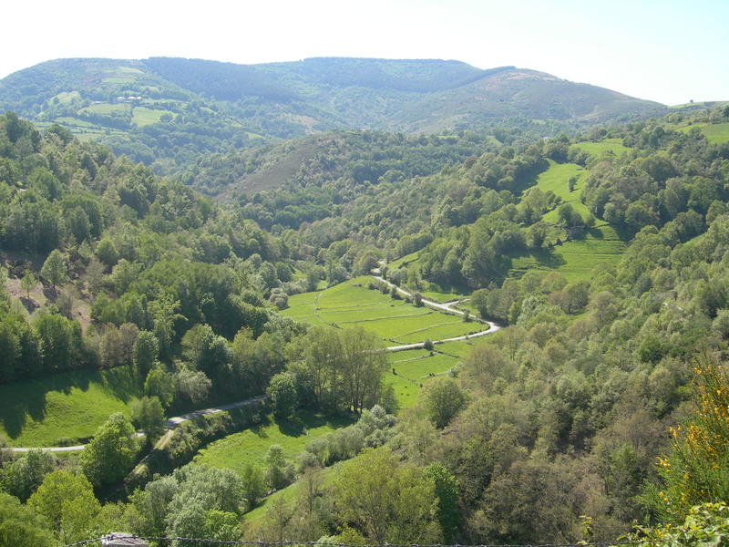 Vistas do val de Counavia