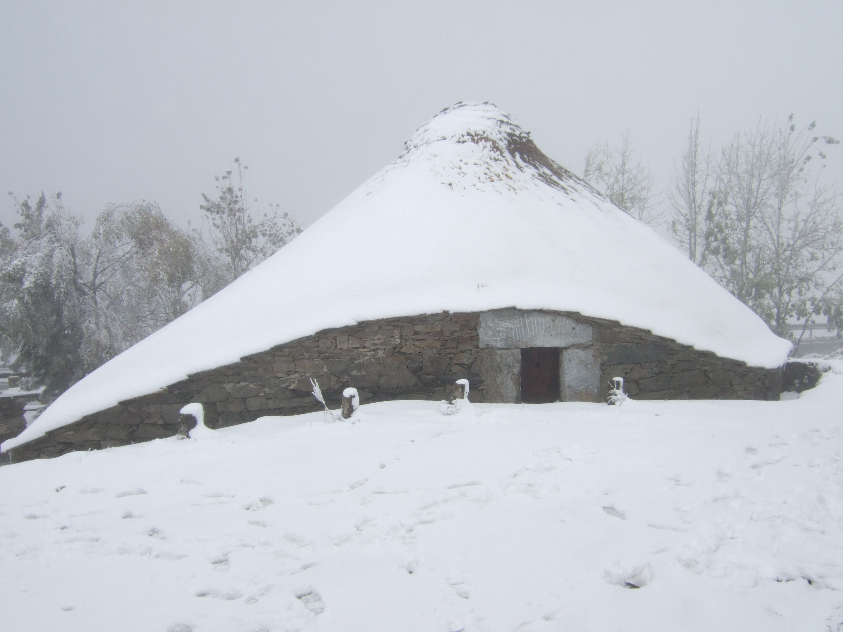 Palloza do Cebreiro Nevada